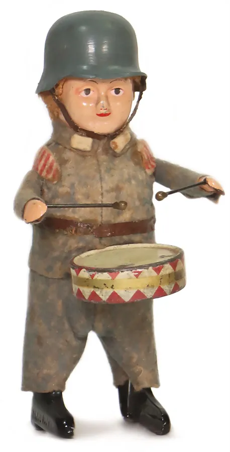 SCHUCO – Figurine dansante, soldat avec tambour
