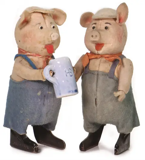 SCHUCO – Figurine dansante, 2 pièces