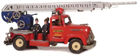 SCHUCO – Camion de pompiers avec échelle pivotante