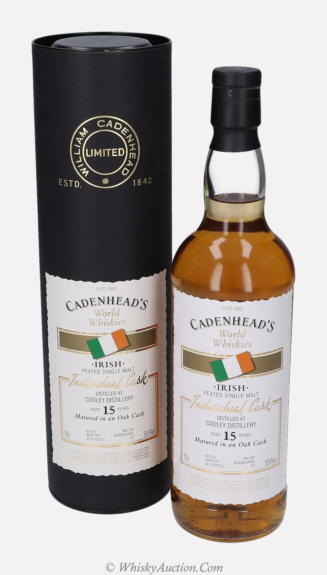 Cooley World Whiskies 15 Jahre (May 2007) – Wm. Cadenhead Ltd.