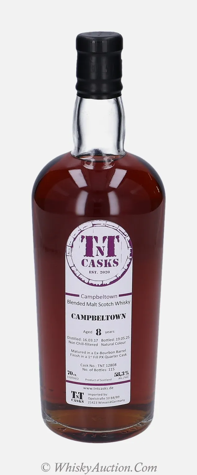8 år (16.3.2017 / 19.5.2025) – TnT Casks