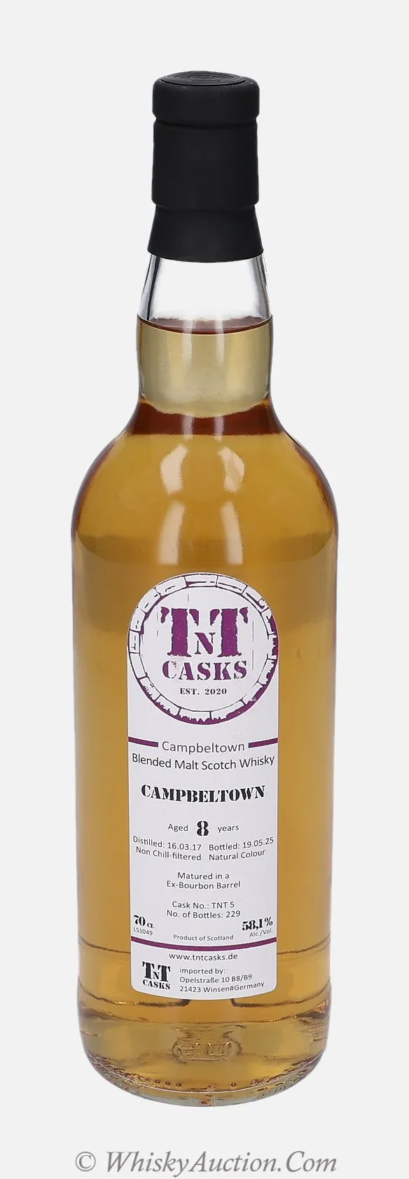8 år (16.3.2017 / 19.5.2025) – TnT Casks