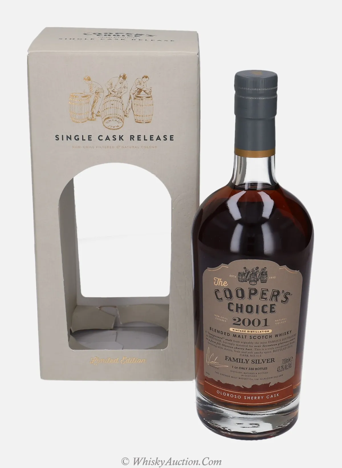 Family Silver over 17 år (2001 / 2019) – The Vintage Malt Whisky Co.