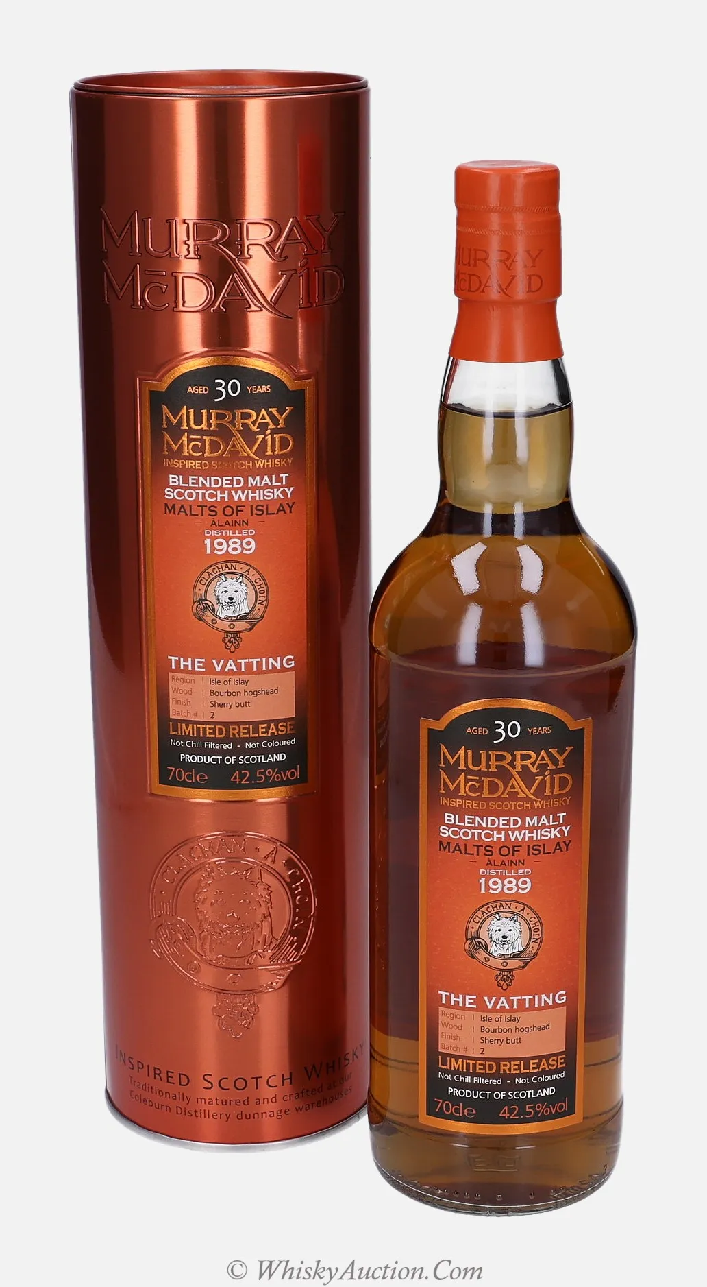 Malts of Islay -Àlainn- 30 år (1989) – Murray McDavid