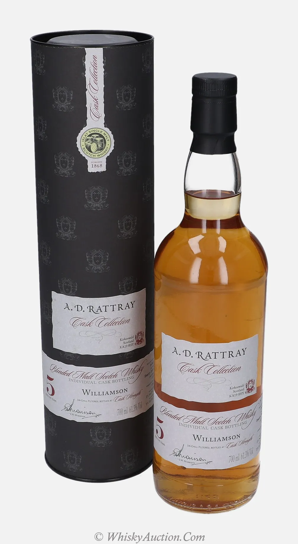 Cask Collection 5 år (27.4.2011 / 20.2.2017) – A. D. Rattray