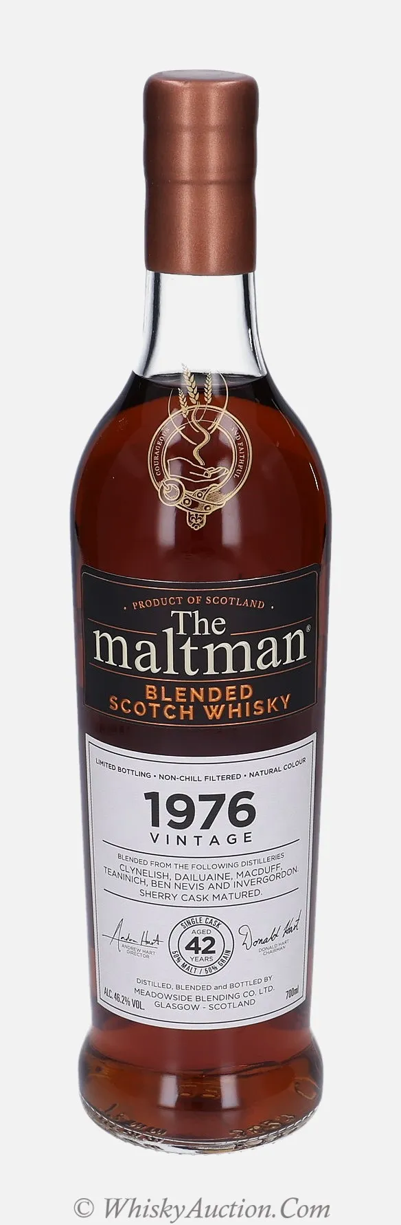 The maltman 42 år (1976) – Meadowside Blending Co. Ltd.