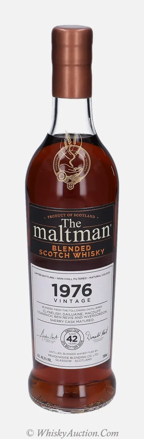 The maltman 42 år (1976) – Meadowside Blending Co. Ltd.