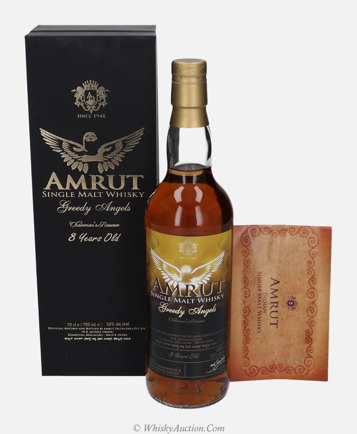 Amrut Greedy Angels Chairman's Reserve 8 år (juni 2017)
