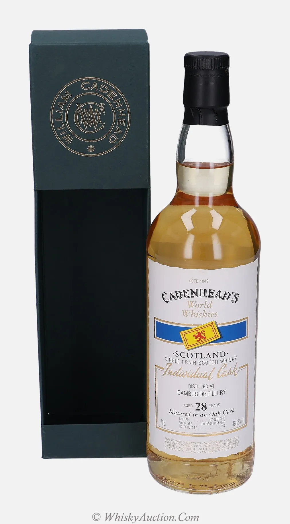 Cambus World Whiskies 28年（2016年10月）– Wm. Cadenhead