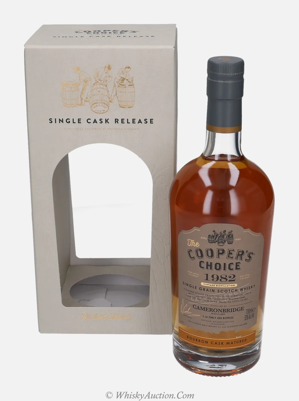 Cameronbridge The Cooper`s Choice 36 år (februar 1982 / 2018) – The Vintage Malt Whisky Co.