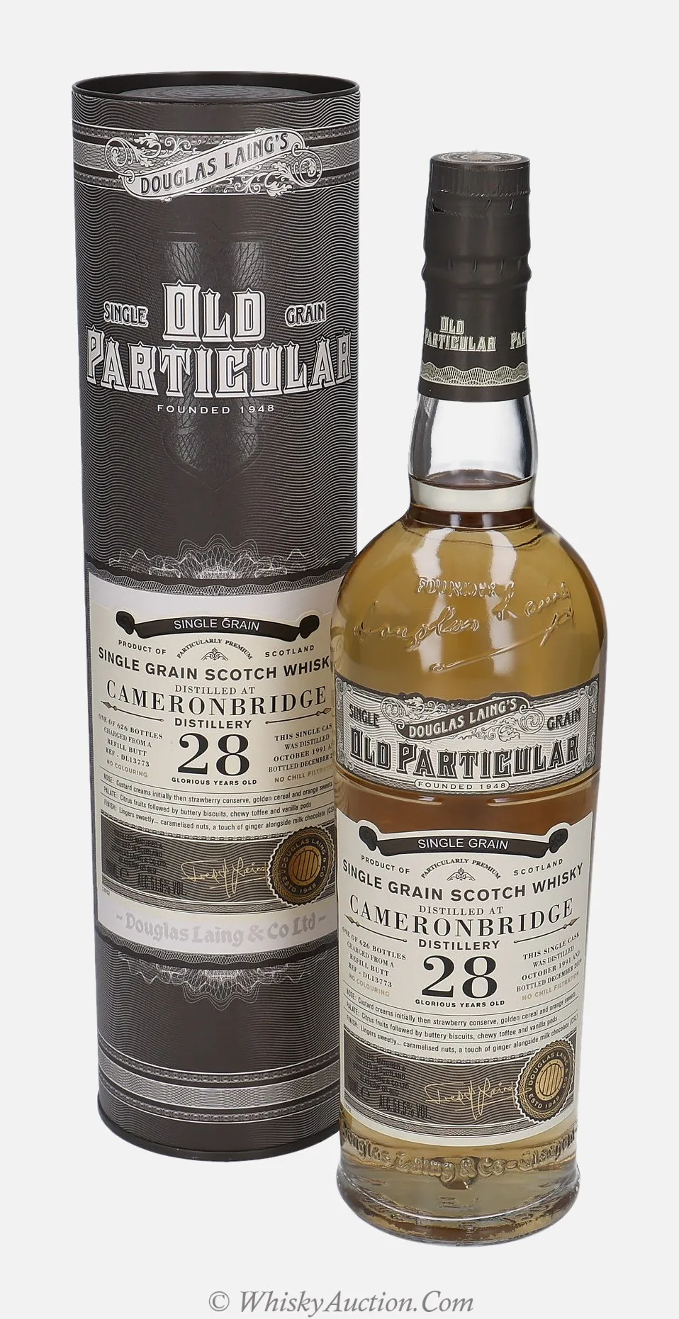 Cameronbridge Old Particular 28 år (oktober 1991 / december 2019) – Douglas Laing & Co. Ltd.