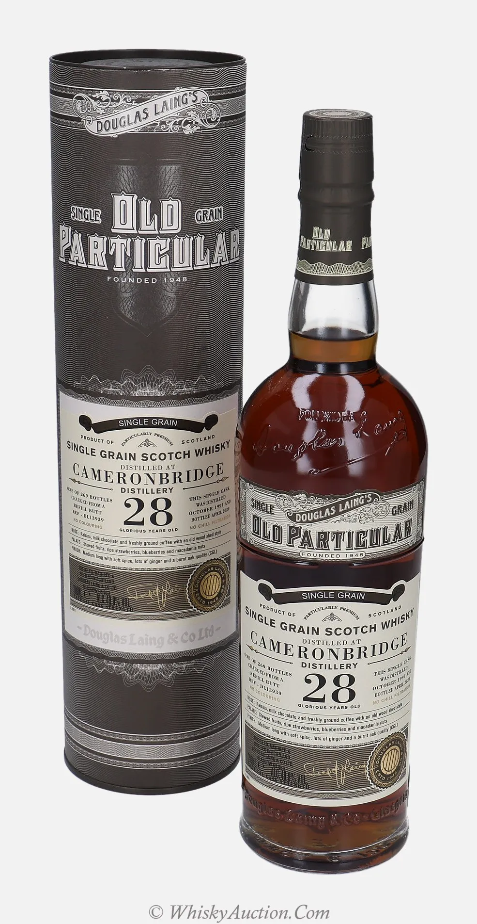 Cameronbridge Old Particular 28 år (oktober 1991 / april 2020) – Douglas Laing & Co. Ltd.