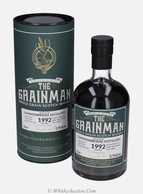 Cameronbridge The Grainman 28 år (1992 / oktober 2020) – Meadowside Blending Co. Ltd.