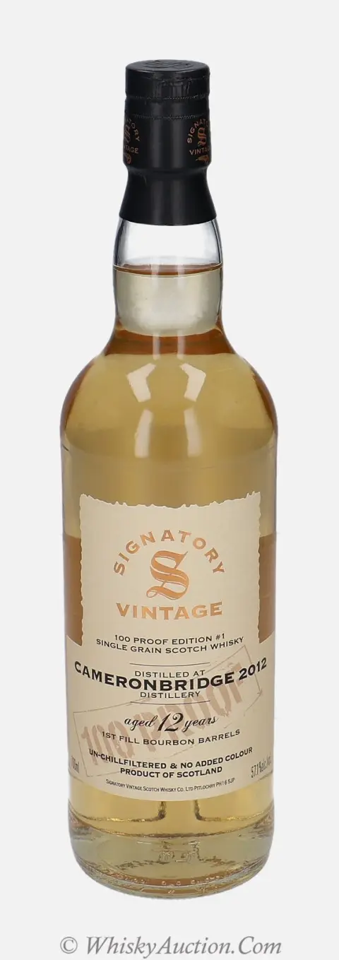 Cameronbridge 100 Proof Edition 12 år (2012 / 14.2.2025) – Signatory Vintage Scotch Whisky Co. Ltd.
