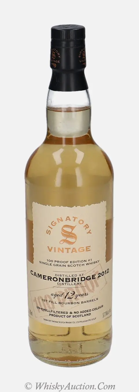 Cameronbridge 100 Proof Edition 12 år (2012 / 14.2.2025) – Signatory Vintage Scotch Whisky Co. Ltd.