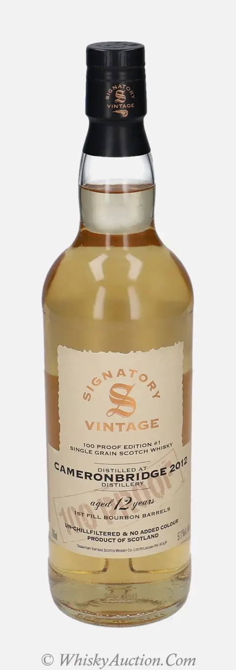 Cameronbridge 100 Proof Edition 12 år (2012 / 14.2.2025) – Signatory Vintage Scotch Whisky Co. Ltd.