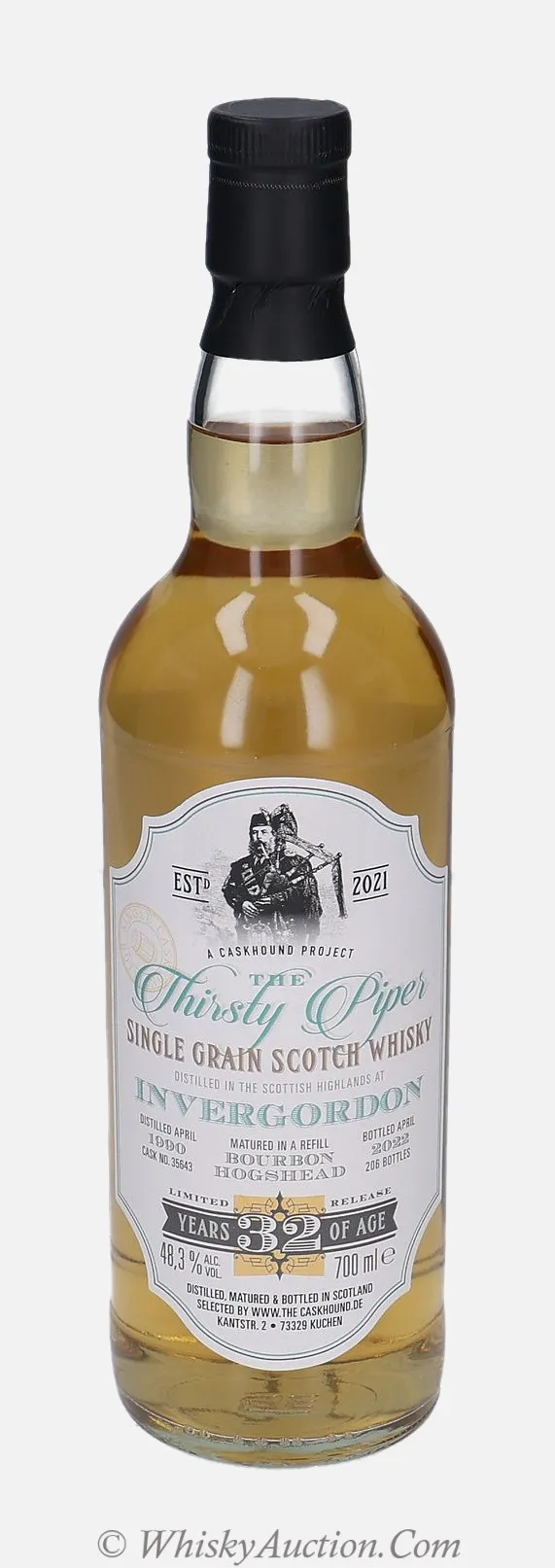Invergordon The Thirsty Piper 32 år – The Caskhound