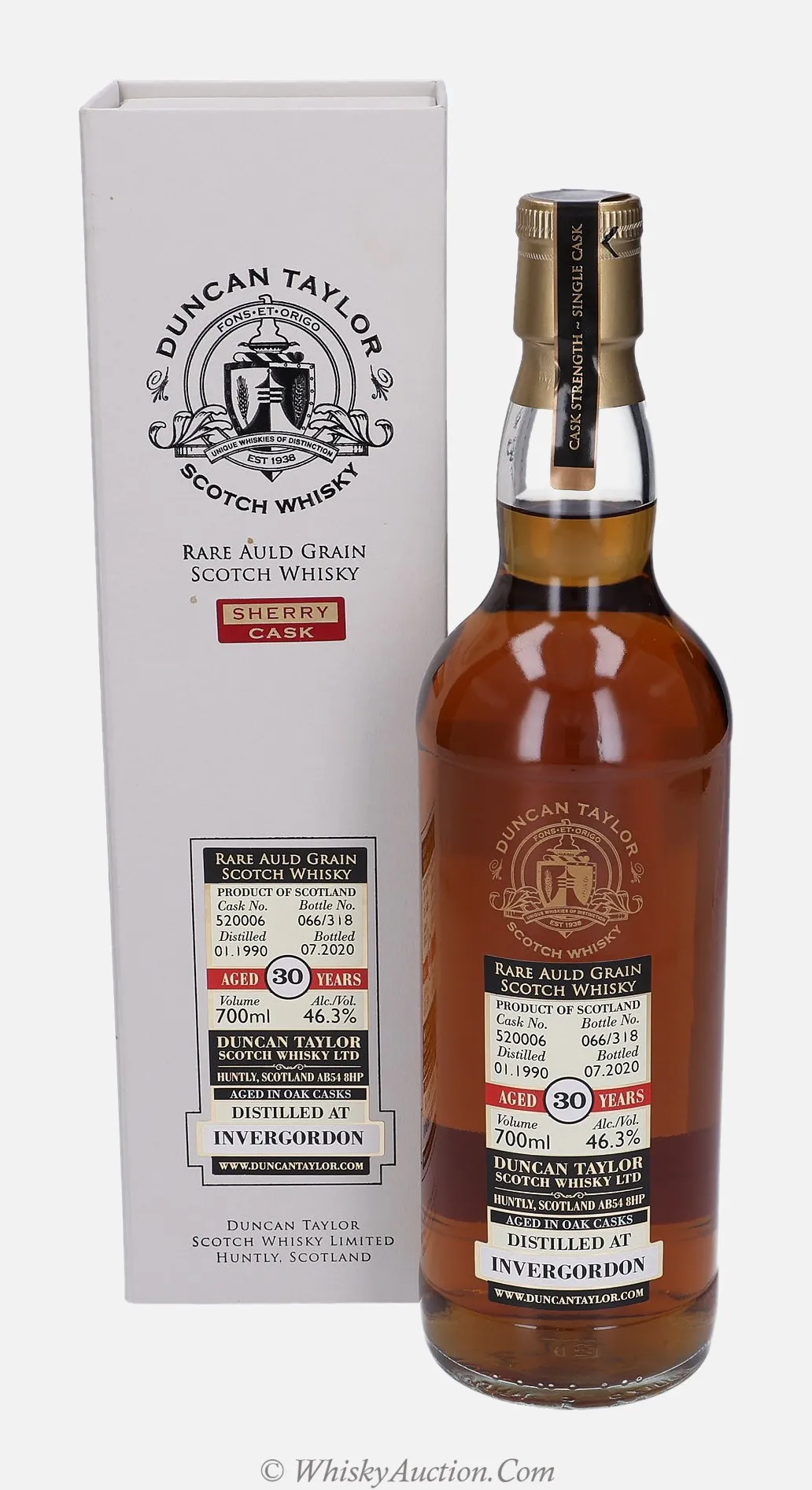 Invergordon 30 år (1.1990 / 7.2020) – Duncan Taylor & Co. Ltd.