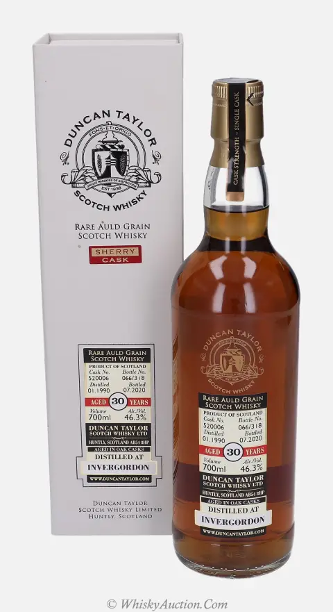 Invergordon 30 år (1.1990 / 7.2020) – Duncan Taylor & Co. Ltd.