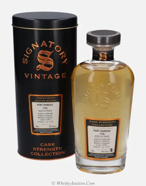 Port Dundas Cask Strength Collection 22 Jahre (24.9.1996 / 5.6.2019) – Signatory Vintage Scotch Whisky Co. Ltd.