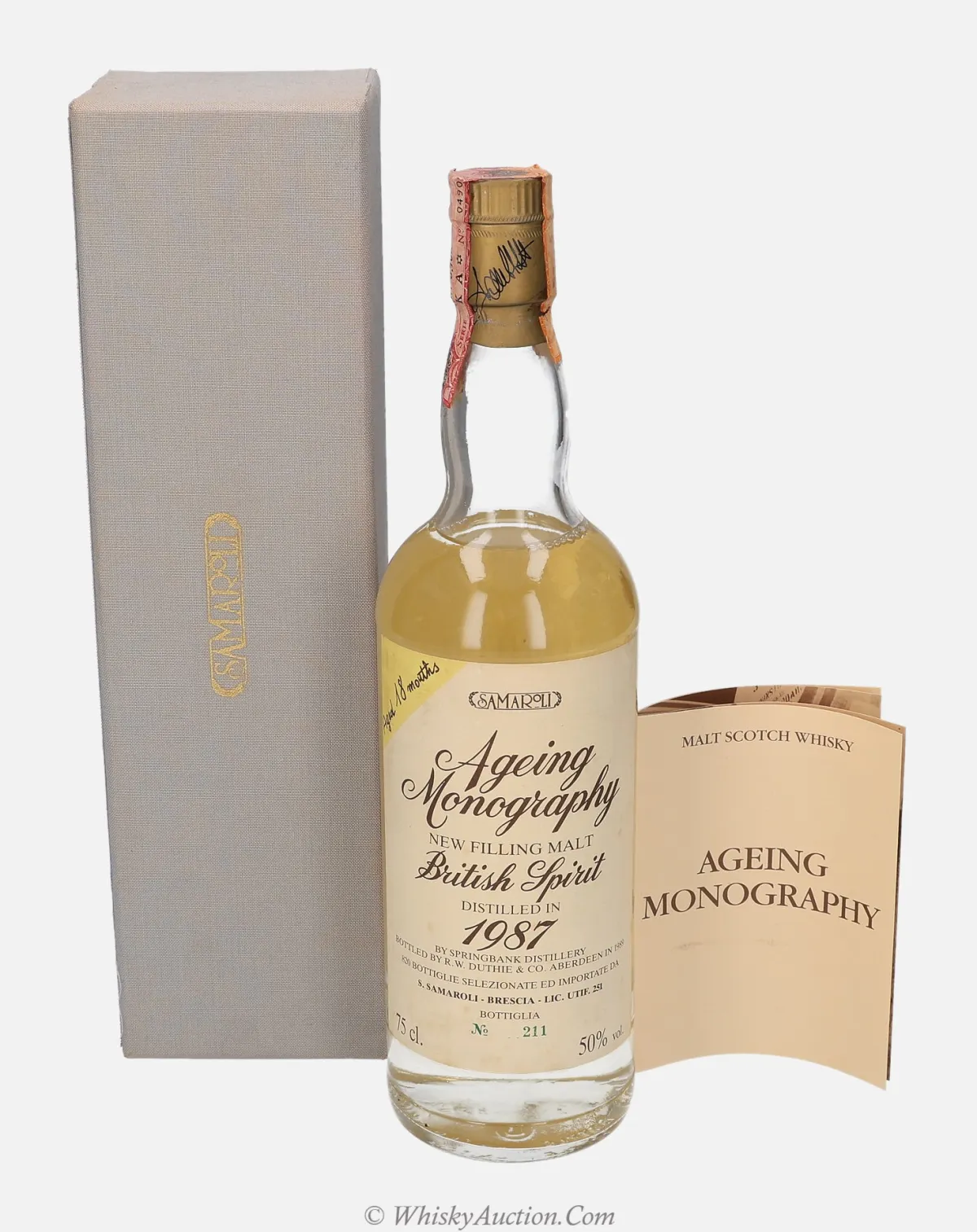 Springbank Ageing Monography (1987) – Samaroli