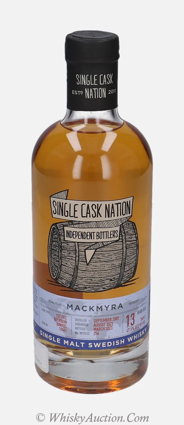 Mackmyra 13 år (september 2007 / marts 2023) – Single Cask Nation