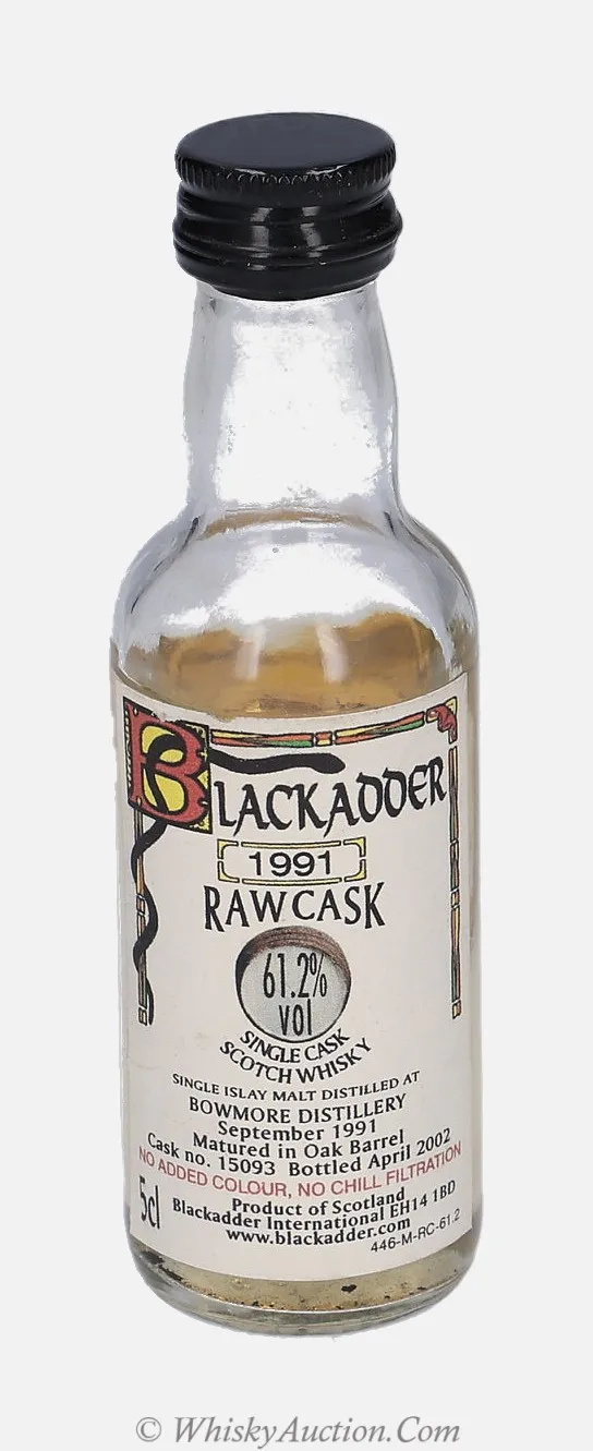 Bowmore Raw Cask (september 1991 / april 2002) – Blackadder International