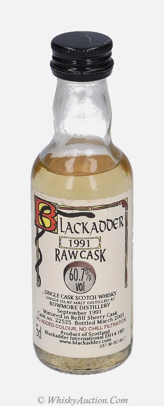 Bowmore Raw Cask (september 1991 / marts 2003) – Blackadder International