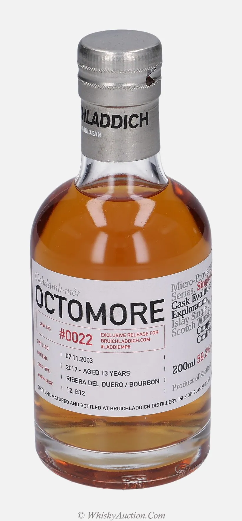 Bruichladdich Distillery Micro-Provenance Series 13 år (7.11.2003 / 2017)