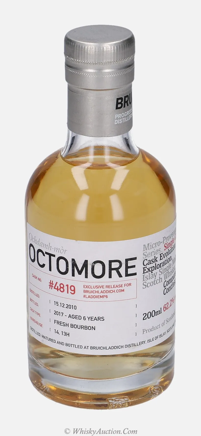 Bruichladdich Distillery Micro-Provenance Series 6 år (15.12.2010 / 2017)