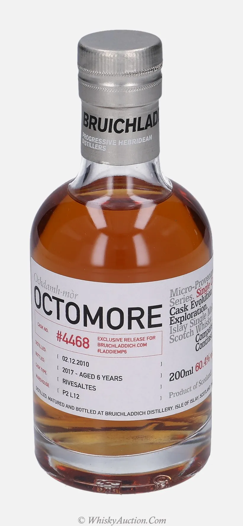 Bruichladdich Distillery Micro-Provenance Series 6 वर्ष (2.12.2010 / 2017)
