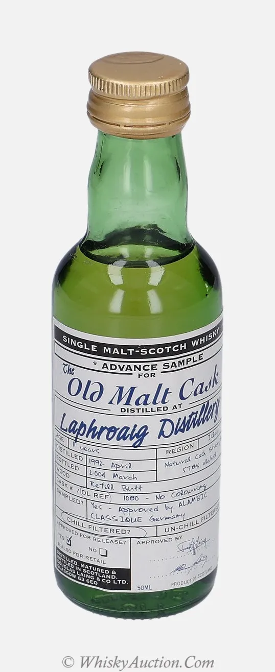 Laphroaig The Old Malt Cask 11 år (april 1992 / mars 2004) – Douglas Laing & Co. Ltd.