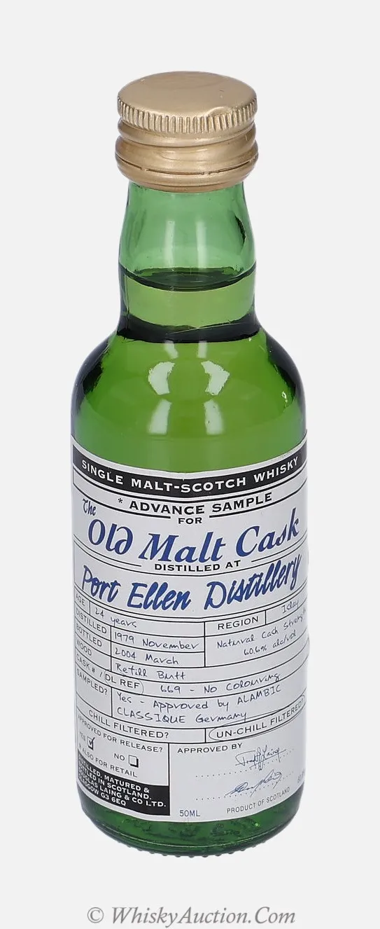 Port Ellen The Old Malt Cask 24 سنة (نوفمبر 1979 / مارس 2004) – Douglas Laing & Co. Ltd.