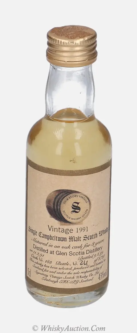 Glen Scotia 8 år (11.2.1991 / 9.6.1999) – Signatory Vintage Scotch Whisky Co. Ltd.