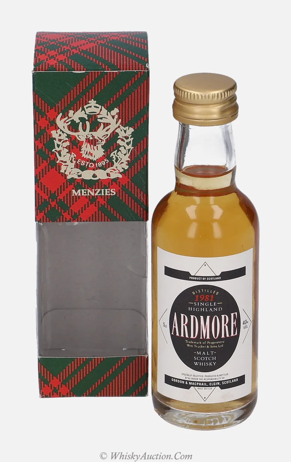 Ardmore Distillery Labels (1981) – Gordon & MacPhail