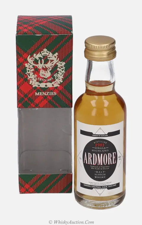Ardmore Distillery Labels (1981) – Gordon & MacPhail