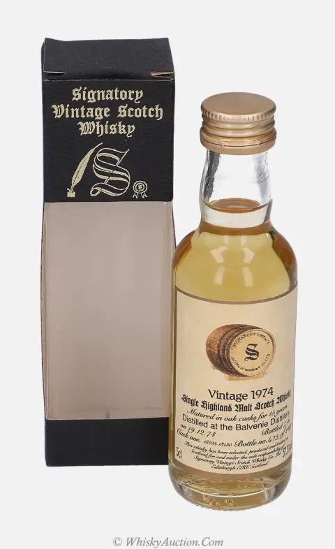 Balvenie 15 år (19.12.1974 / 7.1990) – Signatory Vintage Scotch Whisky Co. Ltd.
