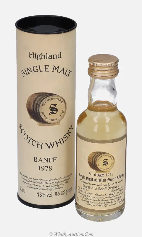 Banff 18 år (12.12.1978 / 6.1997) – Signatory Vintage Scotch Whisky Co. Ltd.
