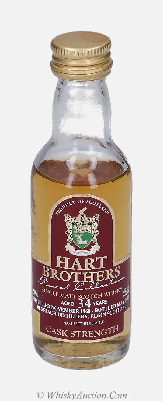 Benriach Finest Collection 34 år (november 1968 / maj 2003) – Hart Brothers Limited