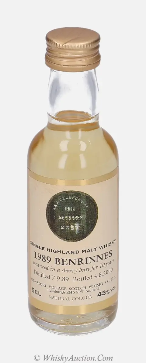 Benrinnes 10 år (7.8.1989 / 4.8.2000) – Signatory Vintage Scotch Whisky Co. Ltd.