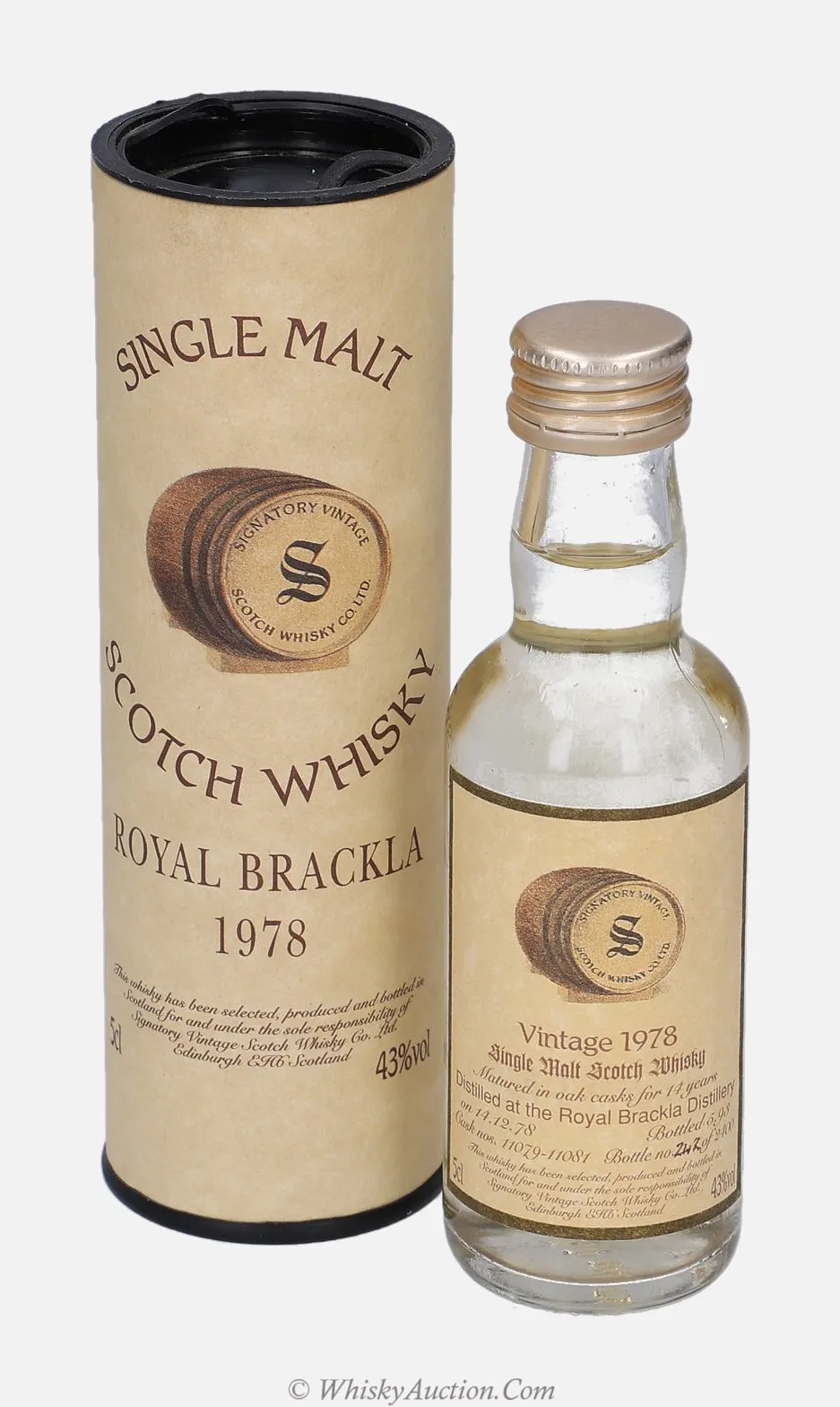 Brackla 14 år (14.12.1978 / 5.1993) – Signatory Vintage Scotch Whisky Co. Ltd.
