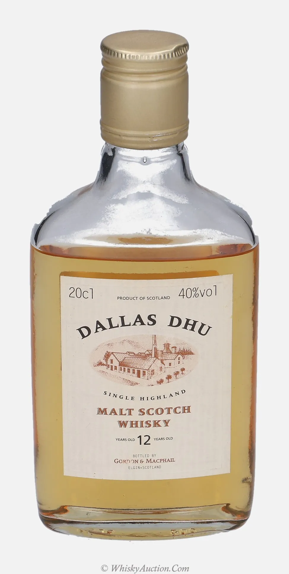 Dallas Dhu Distillery Labels 12 år – Gordon & MacPhail