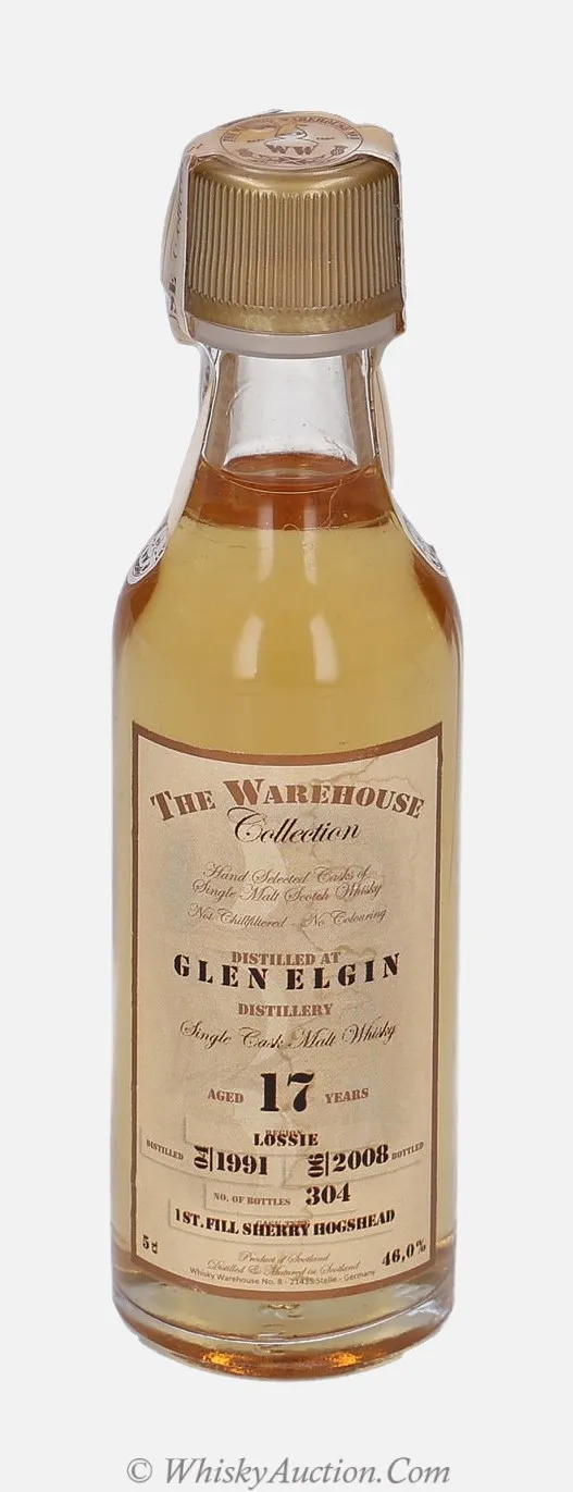 Glen Elgin The Warehouse Collection 17 år (4.1991 / 6.2008) – Whisky Warehouse No.8