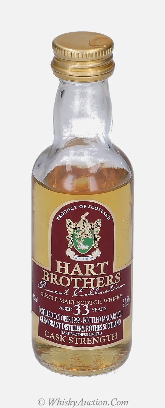 Glen Grant Finest Collection 33 年（1969 年 10 月 / 2003 年 1 月）– Hart Brothers Limited