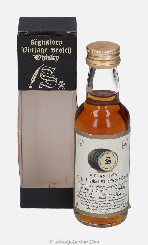 Glen Grant 25 år (19.3.1976 / 28.8.2011) – Signatory Vintage Scotch Whisky Co. Ltd.