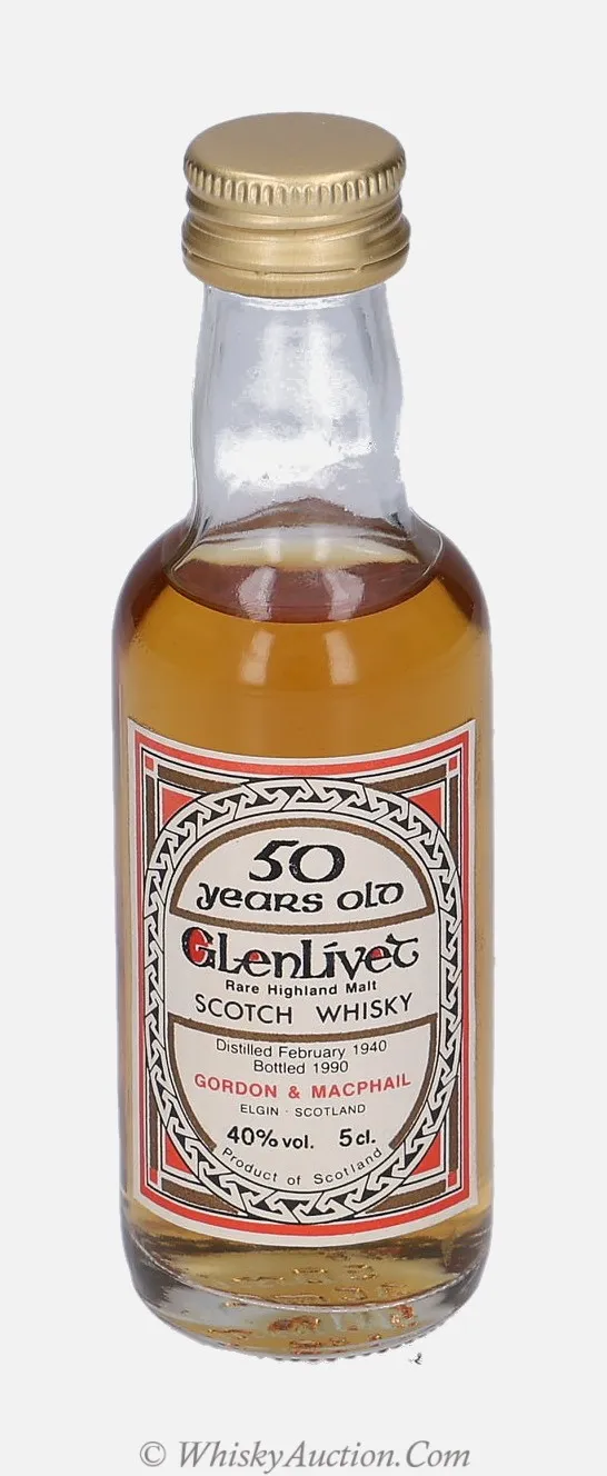 Glenlivet The Dram Takers 50年（1940年2月 / 1990） – Gordon & MacPhail