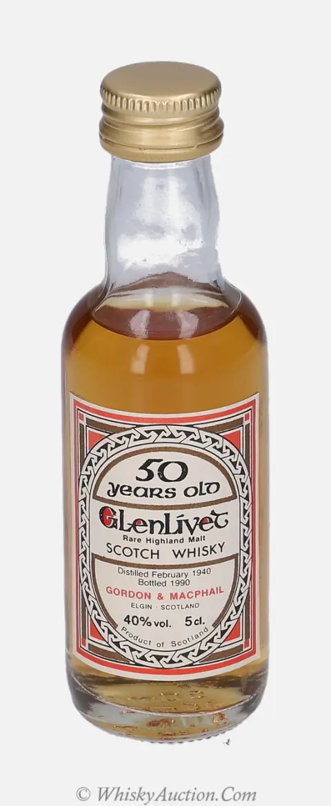 Glenlivet The Dram Takers 50 वर्ष (फरवरी 1940 / 1990) – Gordon & MacPhail