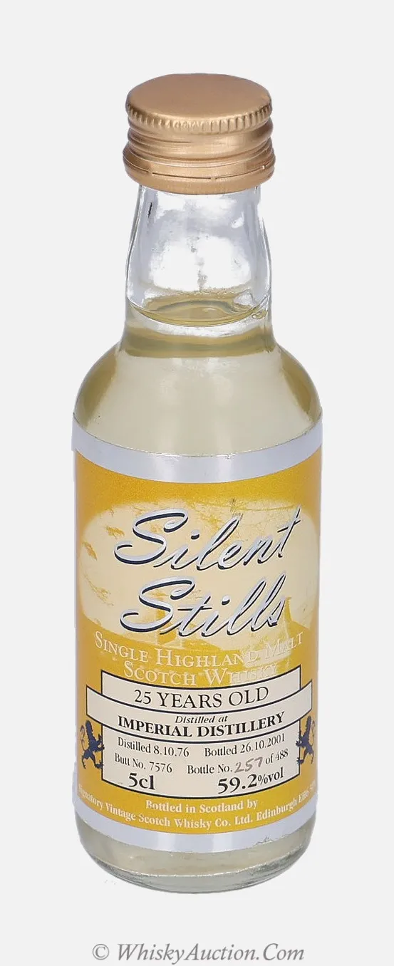 Imperial Silent Stills 25 år (8.10.1976 / 26.10.2001) – Signatory Vintage Scotch Whisky Co. Ltd.