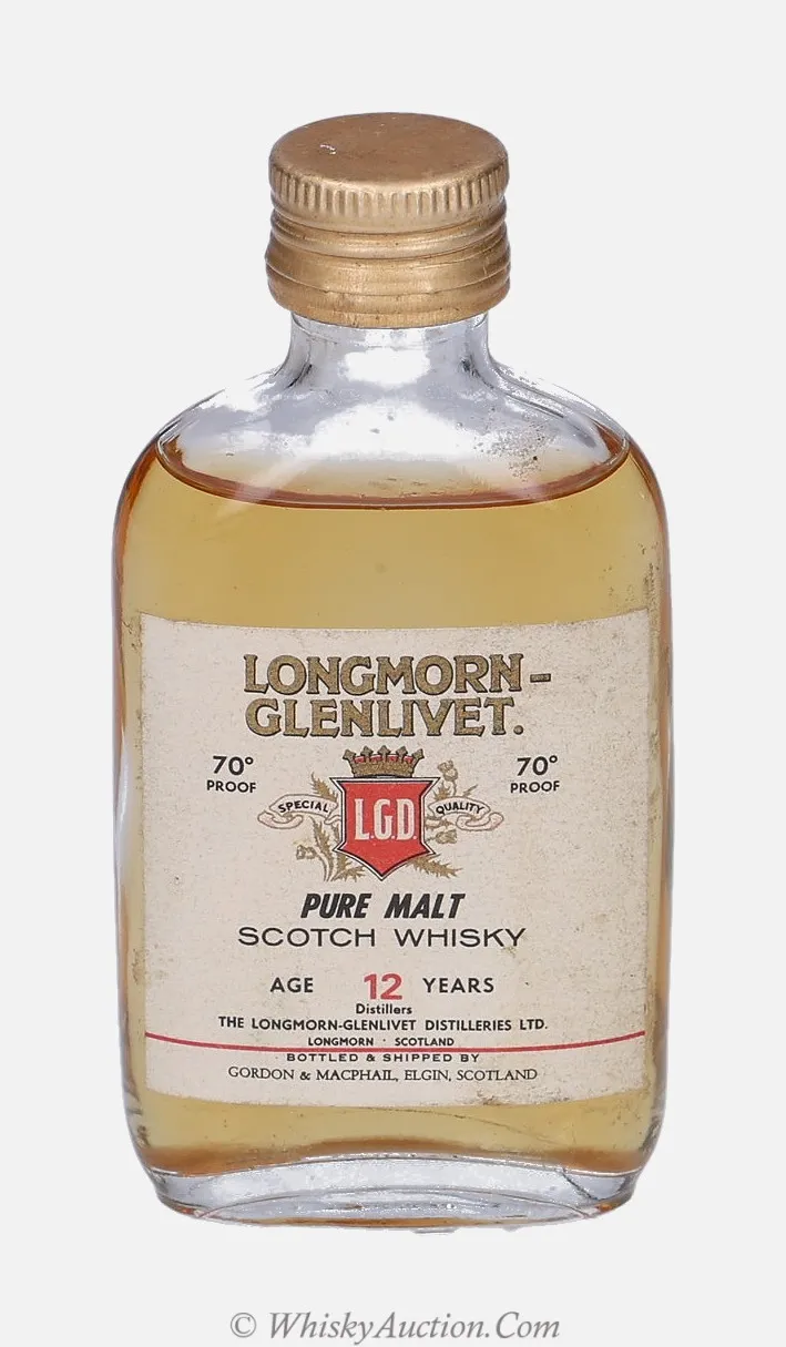 Longmorn Distillery Labels 12 år – Gordon & MacPhail