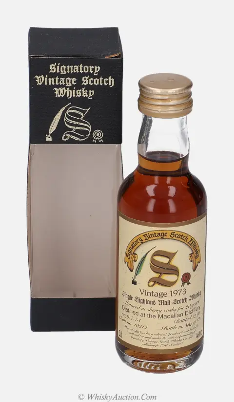 Macallan 20 vuotta (9.7.1973 / 12.1993) – Signatory Vintage Scotch Whisky Co. Ltd.